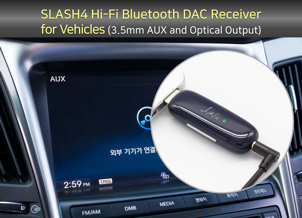 Newly Released Do Blue SLASH4 - Hi-Fi Bluetooth DAC Receiver for Car Audio